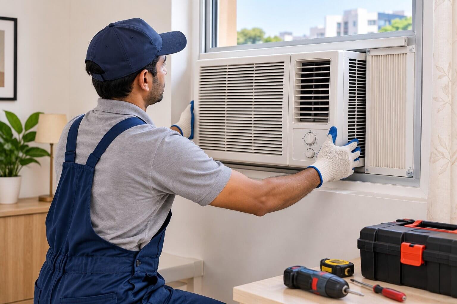 Window AC Installation