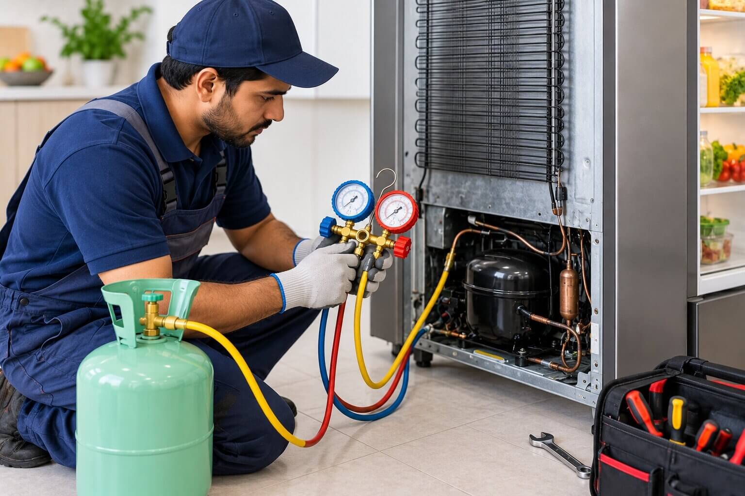 Refrigerator Gas Filling