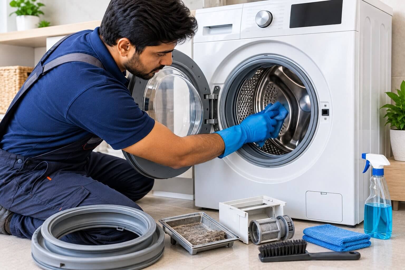 Front Load Drum Cleaning