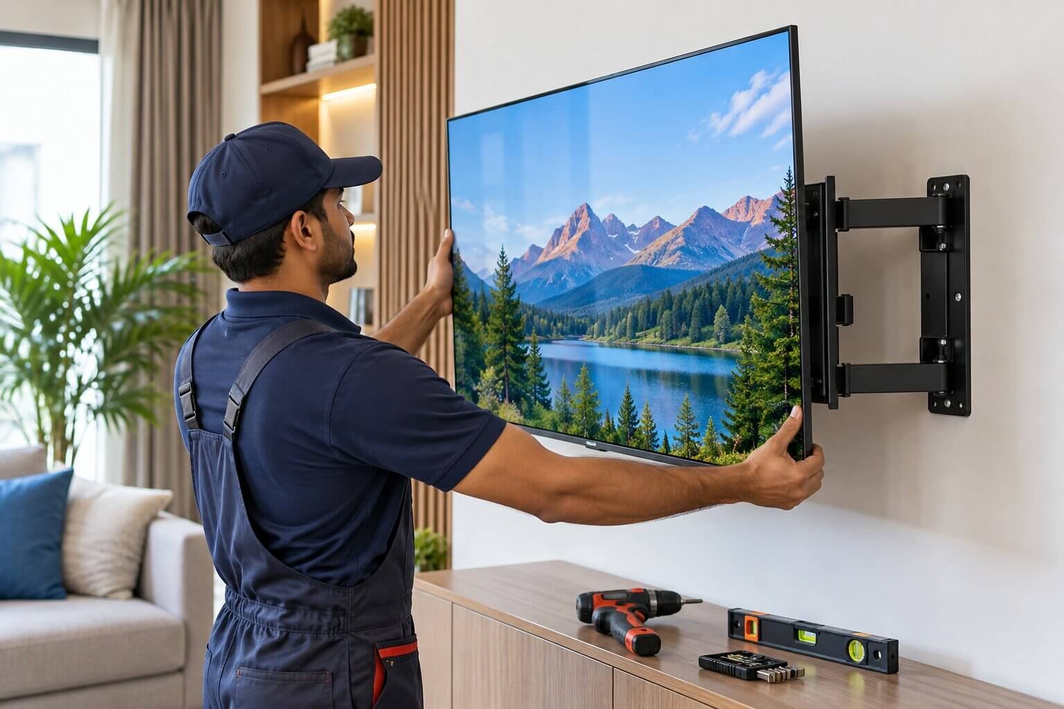 LED / Smart TV (43" - 50") Installation