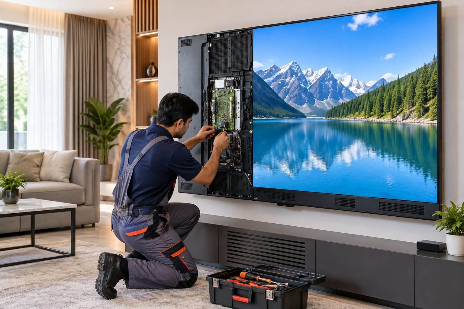 LED / Smart TV (80" - 100") Service